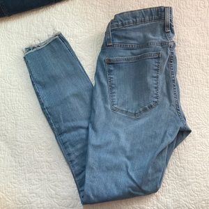 Madewell side panel Maternity Jeans